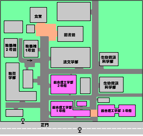 島根大学略図